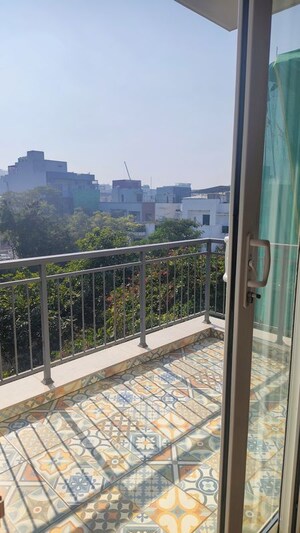Balcony in 4 BHK Builder Floor at SS Southend Floors, South City 2 – for Rent