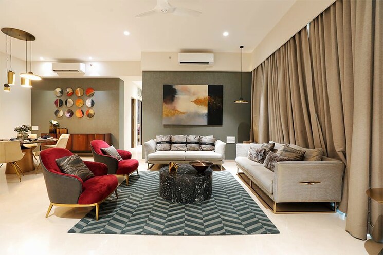 Master Bedroom, lokhandwala-harmony 4 Bedroom 2800 Sq.Ft. Apartment In Worli Mumbai 9838752