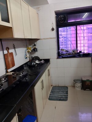 Kitchen in 2 BHK Apartment at Sheth Vasant Galaxy, Goregaon West – for Rent