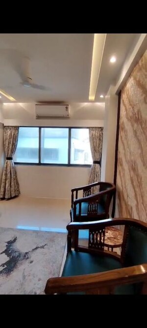 Living Room in 1 BHK Apartment at Sea Beach View, Bandra West – for Rent