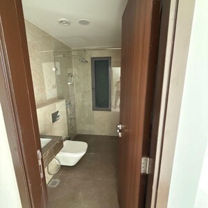 Bathroom in 3 BHK Apartment at Piramal Mahalaxmi, Arthur rd – for Rent