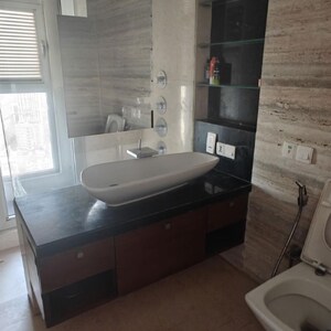 Bathroom in 4 BHK Apartment at K Raheja Modern Vivarea, Agripada – for Rent