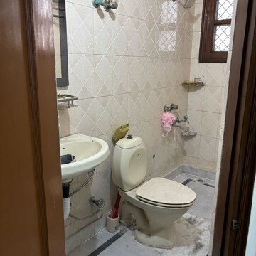 Bathroom in 2 BHK Builder Floor at Amar Colony – for Rent