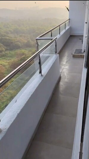 Balcony in 1 BHK Apartment at Conwood Astoria, Goregaon East – for Rent