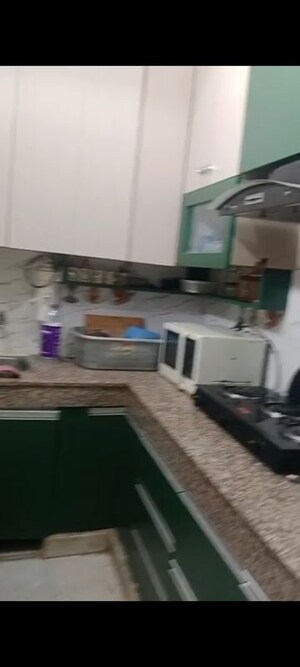 Kitchen in 2 BHK Builder Floor at Malviya Nagar – for Rent