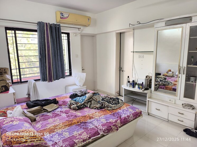 Bedroom, prakriti-society 3 Bedroom 1500 Sq.Ft. Apartment In Baner Pune 9838941