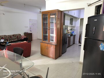 Living Room in 3 BHK Apartment at Prakriti Society, Baner – for Rent