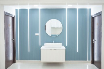 Bathroom in 4 BHK Apartment at RNP 1, Kondapur – for Rent