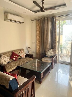 Living Room in 3 BHK Apartment at Emaar Gurgaon Greens, Sector 102 – for Rent