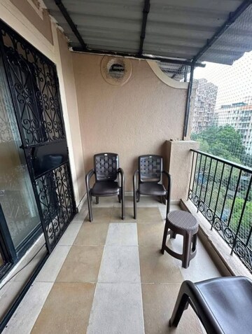 Balcony in 2 BHK Apartment at Bramha Avenue, Kondhwa – for Rent