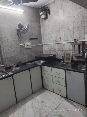 Kitchen in 1 BHK Apartment at Vile Parle East – for Rent