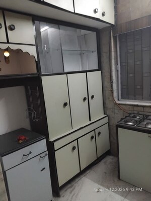 Kitchen in 1 BHK Apartment at Vile Parle East – for Rent