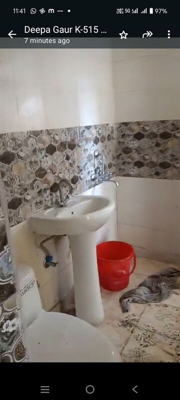 Bathroom in 1 BHK Apartment at Eureka Diya Green City, Raj Nagar Extension – for Sale