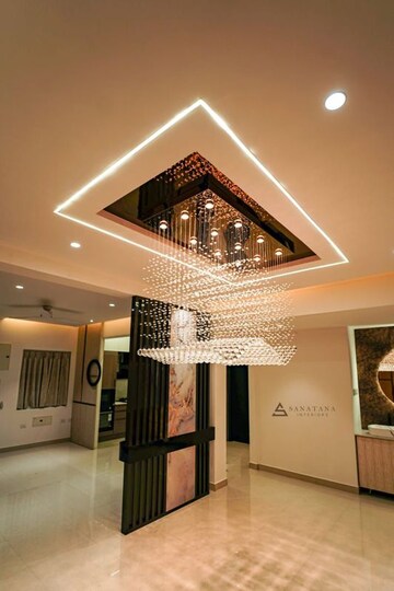 Living Room in 3 BHK Apartment at Greenmark Mayfair Apartments, Tellapur – for Rent