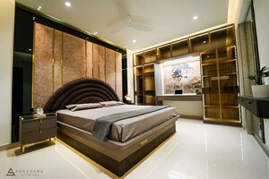 Bedroom in 3 BHK Apartment at Greenmark Mayfair Apartments, Tellapur – for Rent