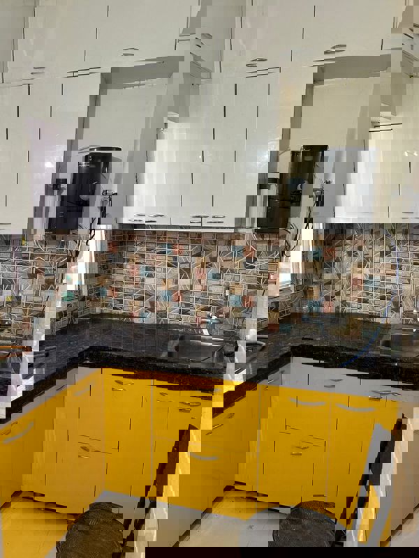 Kitchen in 3 BHK Apartment at Vrindavan Yojna – for Rent