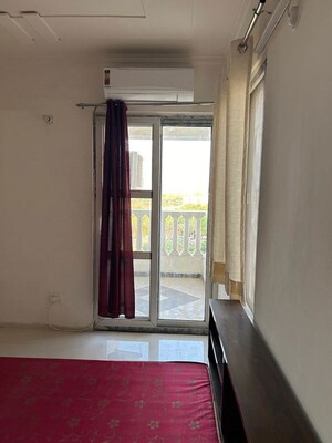 Building Lobby in 3 BHK Apartment at Vrindavan Yojna – for Rent