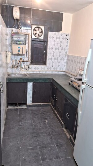 Kitchen in 2 BHK Builder Floor at Lajpat Nagar I – for Rent