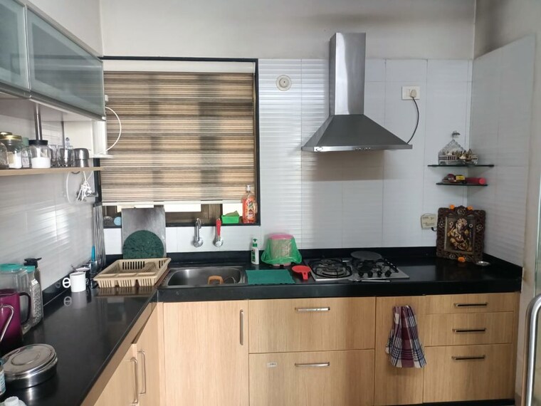 Kitchen, bhandari-43-privet-drive 3 Bedroom 1430 Sq.Ft. Apartment In Balewadi Pune 9839196