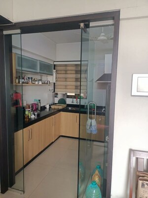 Kitchen in 3 BHK Apartment at Bhandari 43 Privet Drive, Balewadi – for Rent