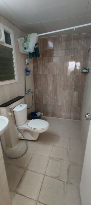 Bathroom in 2 BHK Apartment at Mantri Webcity, Hennur – for Rent