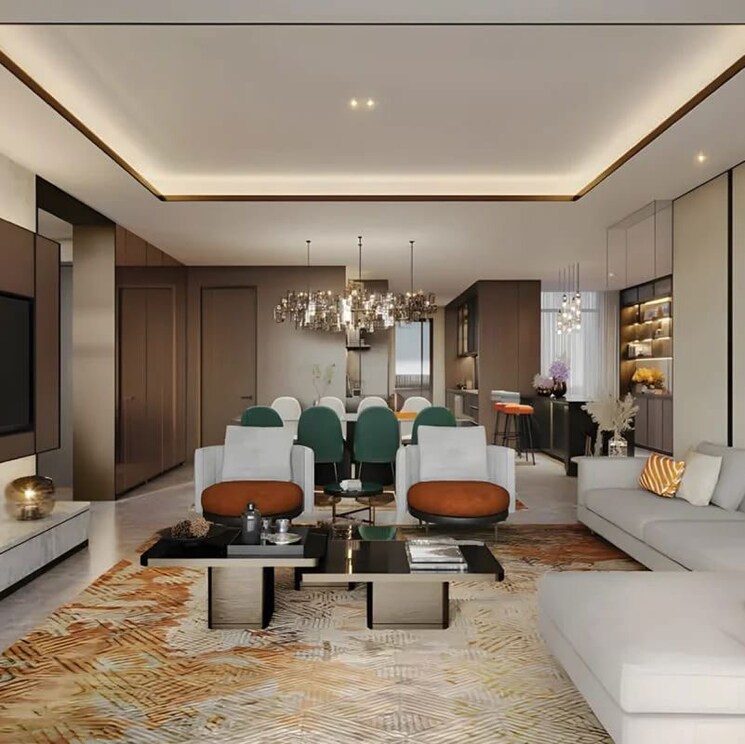 Living Room, m3m-gic 2.5 Bedroom 1275 Sq.Ft. Apartment In Western Peripheral Expressway Gurgaon 9839237