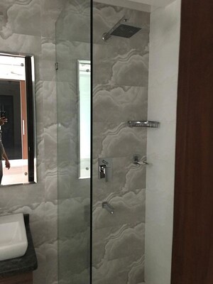 Bathroom in 3 BHK Builder Floor at New Friends Colony – for Rent