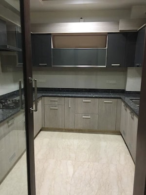 Kitchen in 3 BHK Builder Floor at New Friends Colony – for Rent