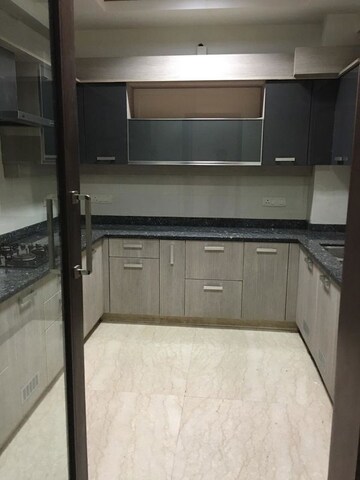 Kitchen in 3 BHK Builder Floor at New Friends Colony – for Rent