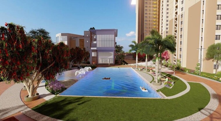 Swimming Pool, aurobindo-the-regent 3 Bedroom 1686 Sq.Ft. Apartment In Kondapur Hyderabad 9839243