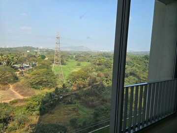 Balcony in 4 BHK Apartment at Oberoi Realty Prisma, Andheri East – for Rent