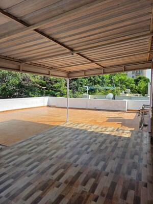 Balcony in 3 BHK Builder Floor at SS Southend Floors, South City 2 – for Rent