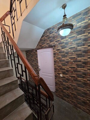 Staircase in 3 BHK Builder Floor at SS Southend Floors, South City 2 – for Rent