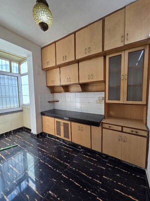Kitchen in 3 BHK Builder Floor at SS Southend Floors, South City 2 – for Rent