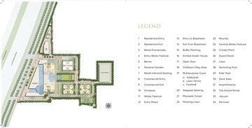 Master Plan in 3 BHK Apartment at Hero Homes Palatial, Sector 104 – for Sale