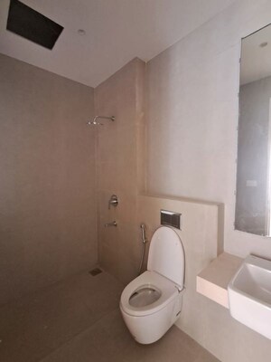 Bathroom in 3 BHK Apartment at Indiabulls Sky Suites, Lower Parel – for Rent