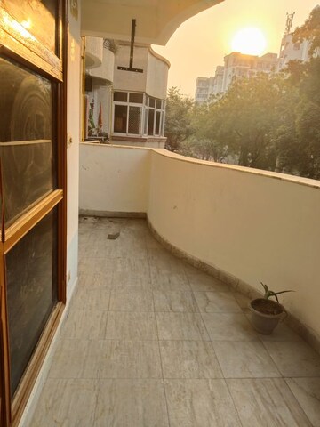 Balcony in 3 BHK Apartment at Sector 21c – for Rent