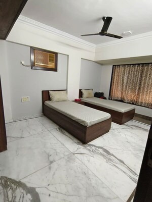 Bedroom in 3 BHK Apartment at RNA Classic Apartment, Santacruz West – for Rent