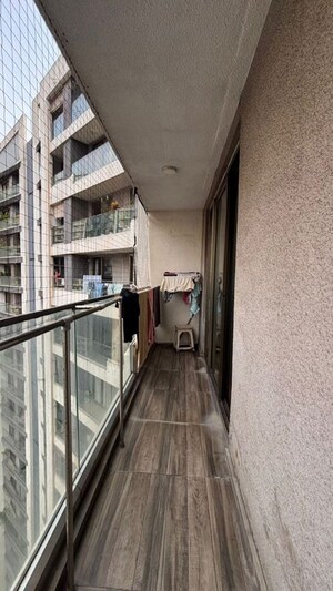 Balcony in 3 BHK Apartment at Kalpataru Sparkle, Bandra East – for Rent