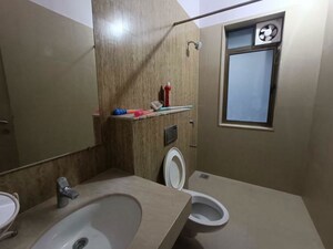 Bathroom in 3 BHK Apartment at Kalpataru Sparkle, Bandra East – for Rent
