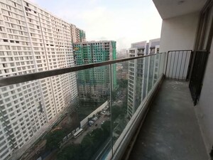 Balcony in 3 BHK Apartment at Kalpataru Sparkle, Bandra East – for Rent