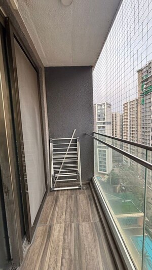 Balcony in 3 BHK Apartment at Kalpataru Sparkle, Bandra East – for Rent