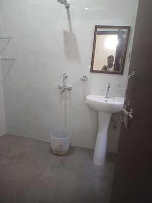 Bathroom in 3 BHK Apartment at Sector 12 Dwarka – for Rent