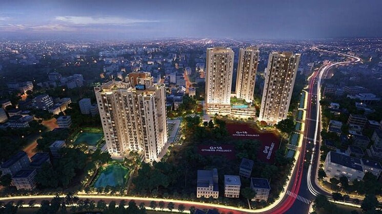 Exterior View, ps-srijan-ozone 3.5 Bedroom 1706 Sq.Ft. Apartment In Em Bypass Kolkata 9839601