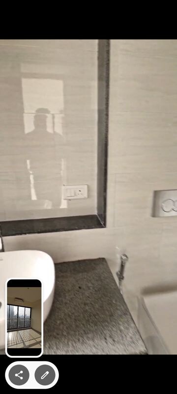 Bathroom in 2 BHK Apartment at Dynamix Divum, Malad East – for Rent