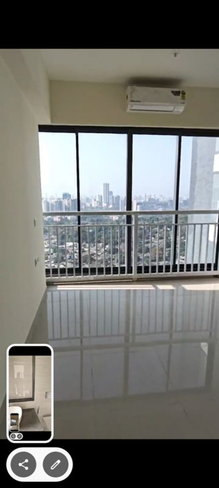 Balcony, dynamix-divum 2 Bedroom 757 Sq.Ft. Apartment In Malad East Mumbai 9839616