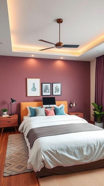 Bedroom in 2.5 BHK Apartment at LnT Crescent Bay T3, Parel – for Rent