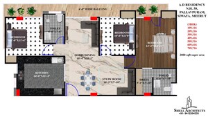 Team Area in 3.5 BHK Apartment at Modipuram – for Sale