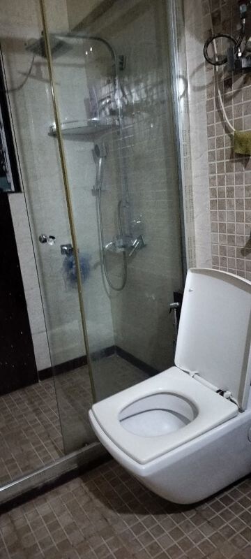 Bathroom in 3 BHK Apartment at Regency Cosmos, Baner – for Rent