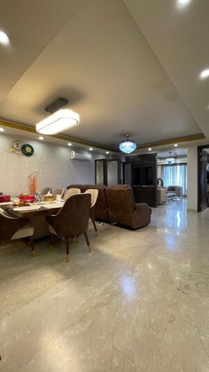 Living Room in 4 BHK Apartment at Greater Kailash ii – for Rent